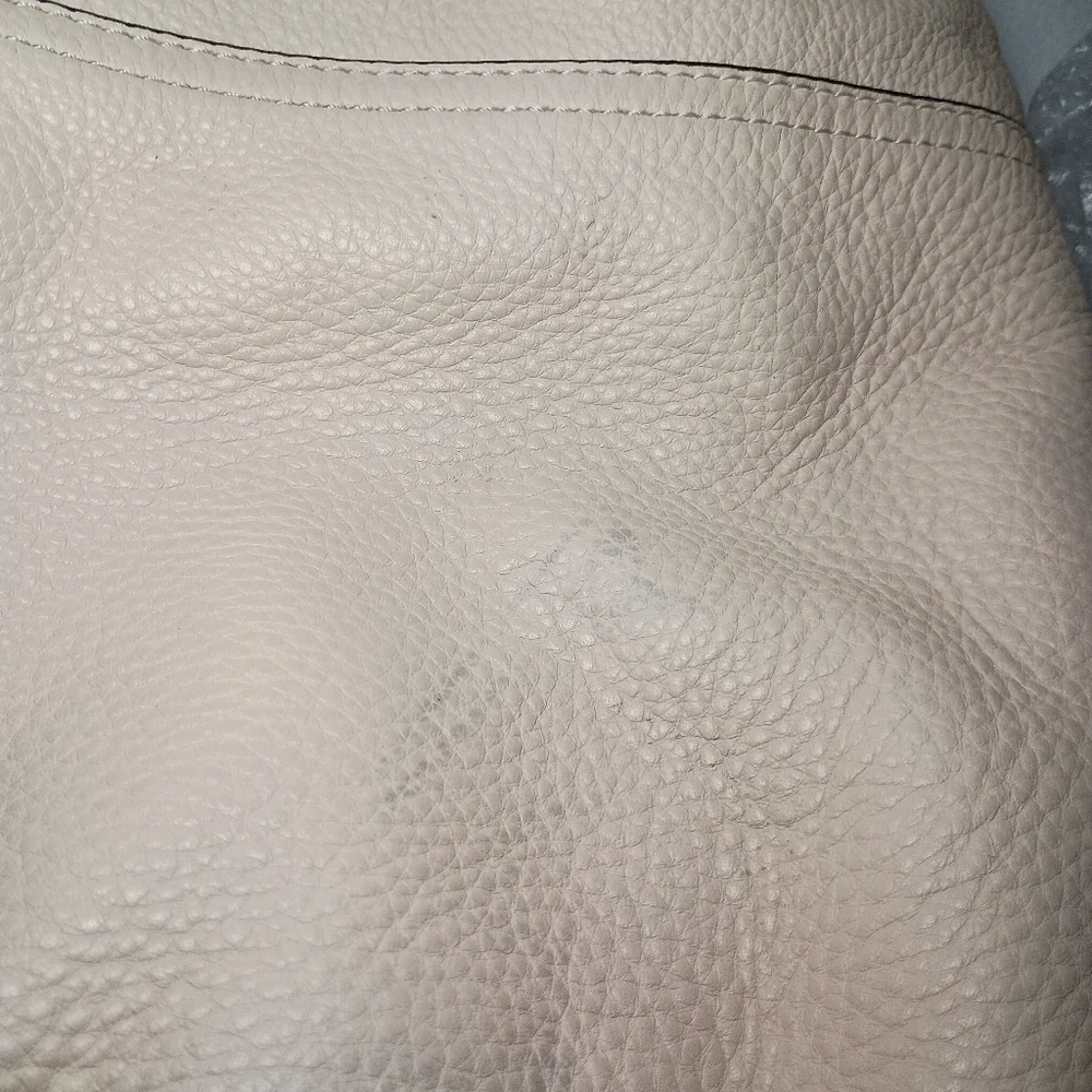 Ralph Lauren Governors Lodge Hobo Ivory Shoulder Bag